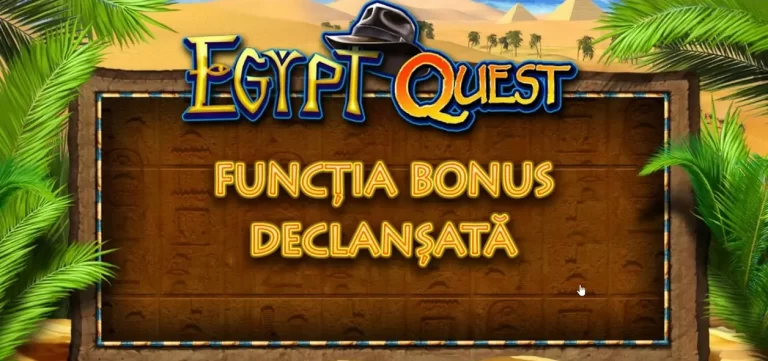 Cum poți încasa Jackpotul Egypt Quest EGT