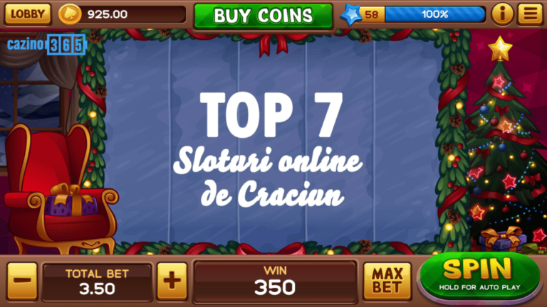 Top 7 cele mai populare sloturi online de Crăciun