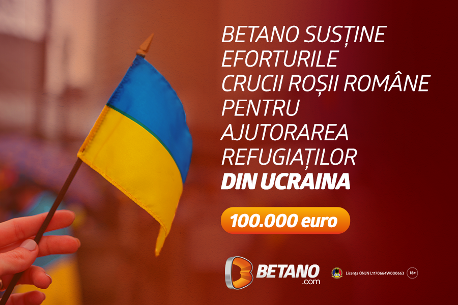 BETANO donează 100.000€ către Crucea Roșie Română
