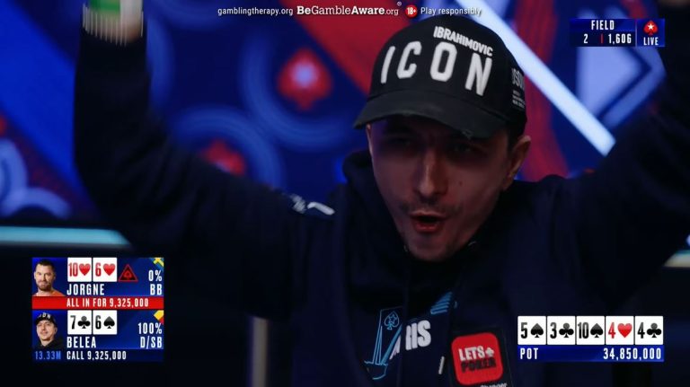 Razvan Belea câștigă peste 1.000.000 EUR la turneul de poker EPT Paris 2023