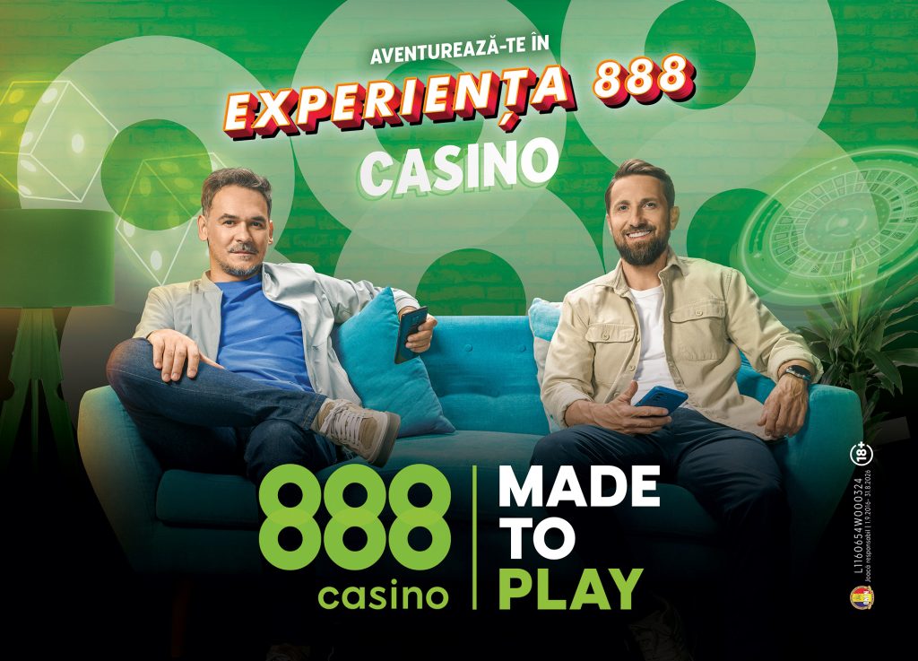 Colaborarea dintre 888 & Răzvan și Dani va continua în cadrul campaniei 888 Made To Play