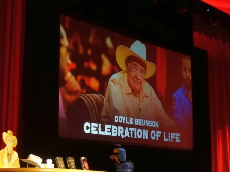 Prietenii si Fanii s-au întâlnit sa onoreze viata lui Doyle Brunson!