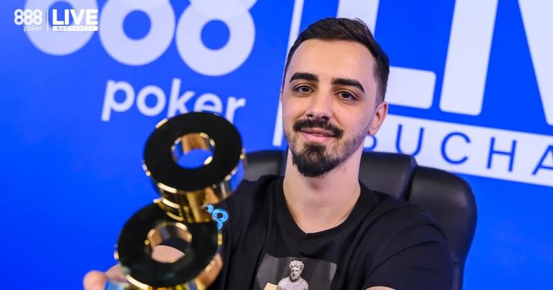 Viorel Gavrila câștigă 888 Live București cu AA vs KK