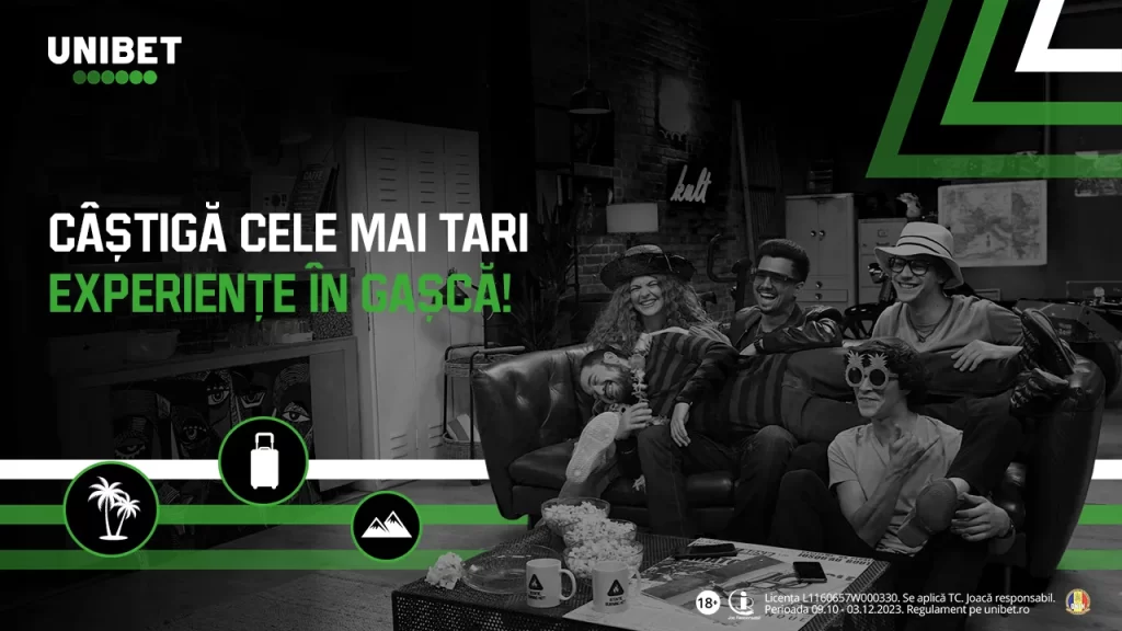 Noua promoție Unibet oferă 8 vacanțe de 6.000 EURO, 8 console Playstation 5 și alte premii de top
