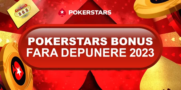 Pokerstars Bonus fara Depunere – 50 RON Gratuit 💵