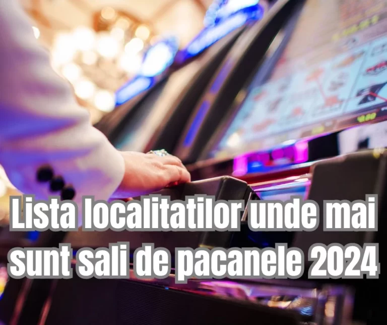 Localități unde poți juca la păcănele în România – lista completă 2025