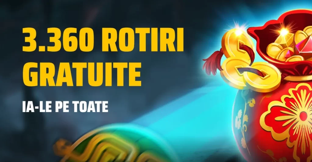 Câștigă până la 560 Rotiri Gratuite în fiecare zi