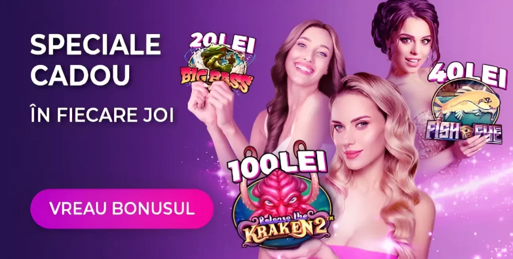 Câștigă 3 speciale cadou în fiecare zi de joi