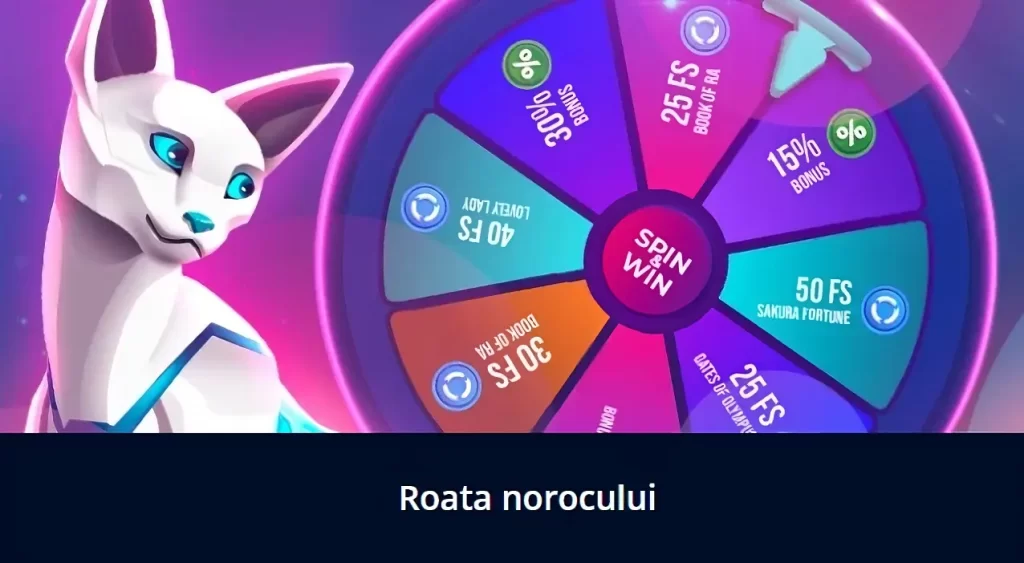 Învârte Roata Norocului și câștigă bonusuri în fiecare zi