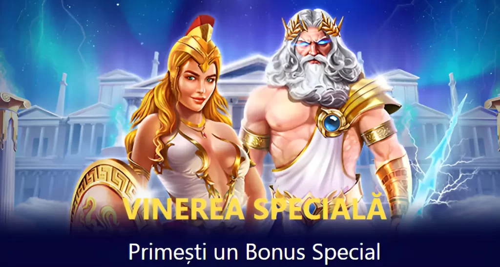 100 Rotiri Gratuite pe miză de 3 RON - Vinerea Specială