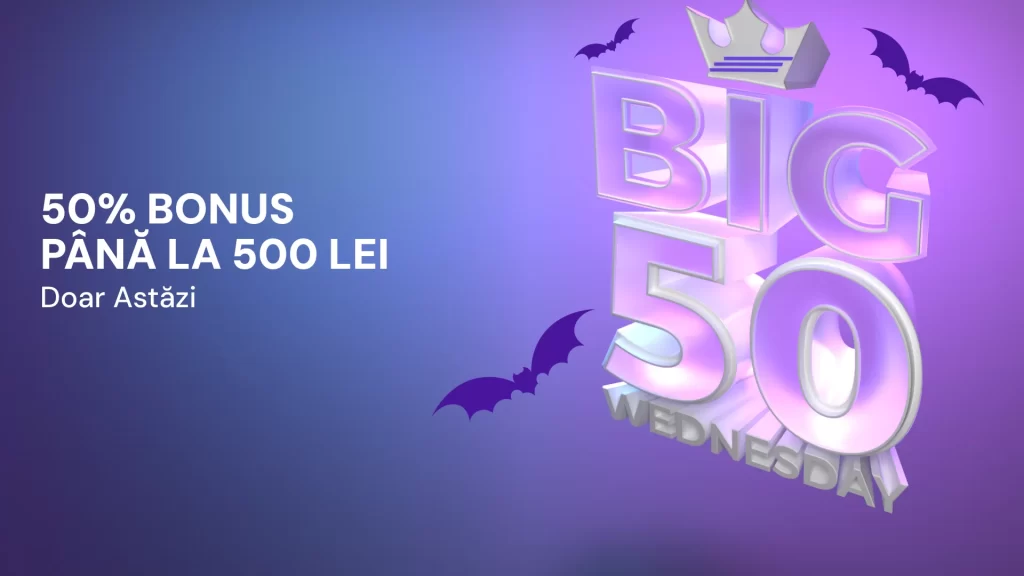 Bonus de până la 500 RON la depunere