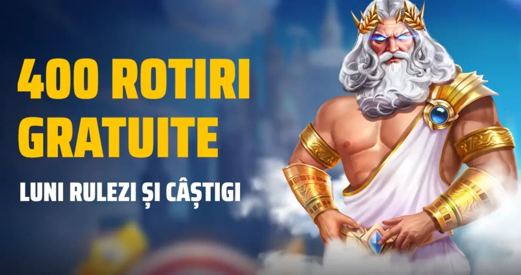 Câștigă până la 400 Rotiri Gratuite cu Misiunea de Luni