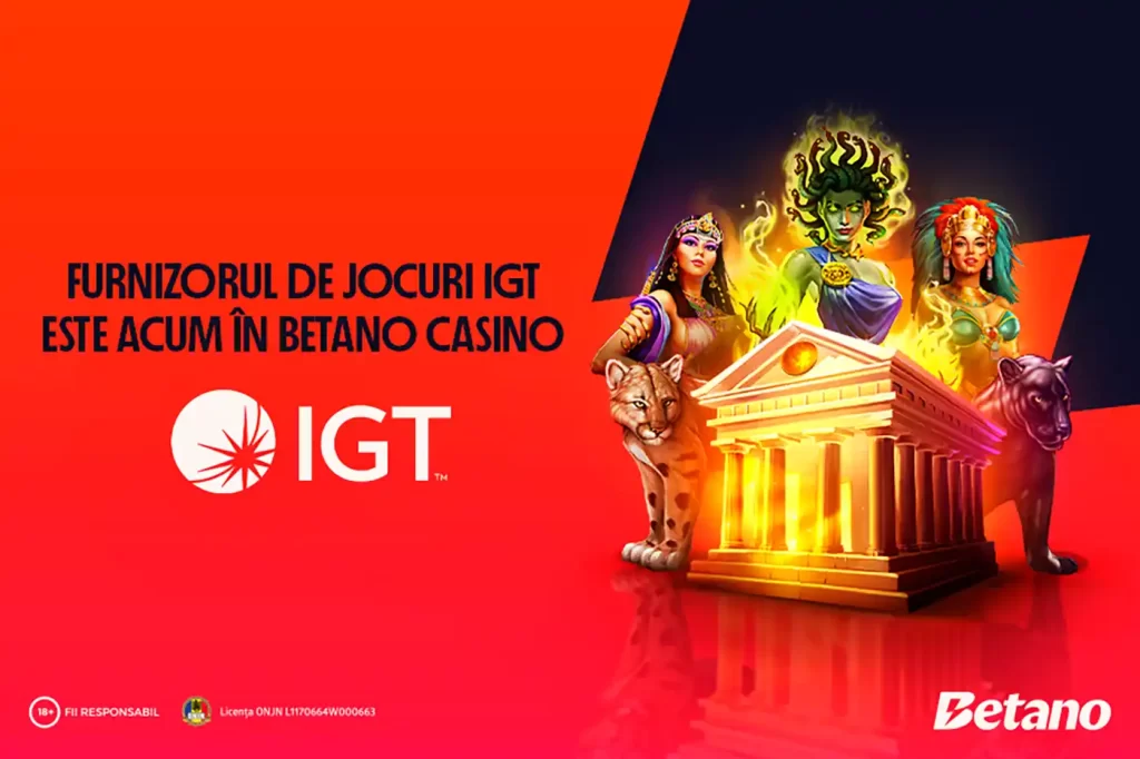 Betano Casino a introdus furnizorul de jocuri IGT