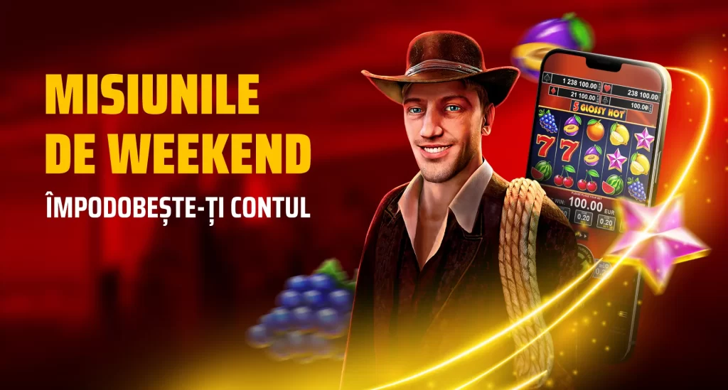 Câștigă până la 175 Rotiri Gratuite cu Misiunile de Weekend