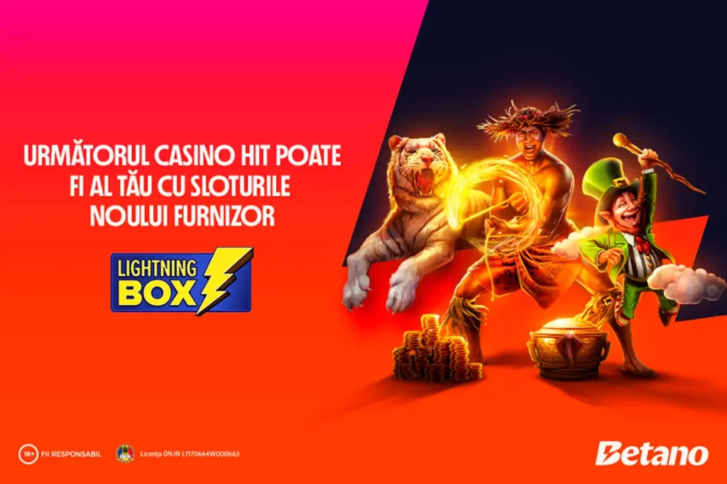 Lightning Box, noul furnizor de la Betano Casino