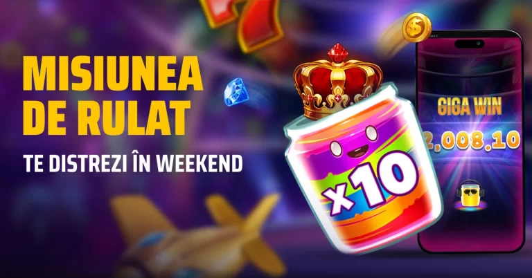 60 Rotiri Gratuite + 80 RON Bonus la Misiunea de Rulat