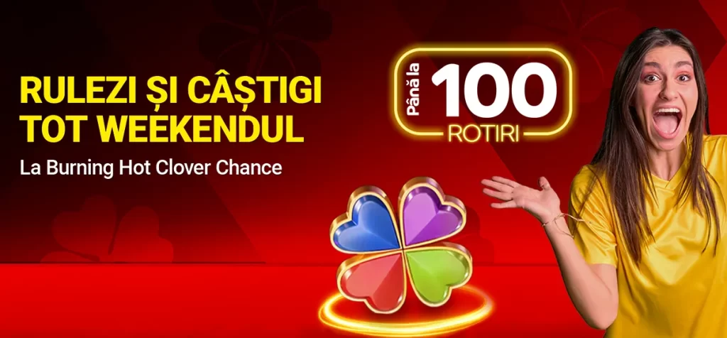 Câștigă până la 100 Rotiri Gratuite în weekend