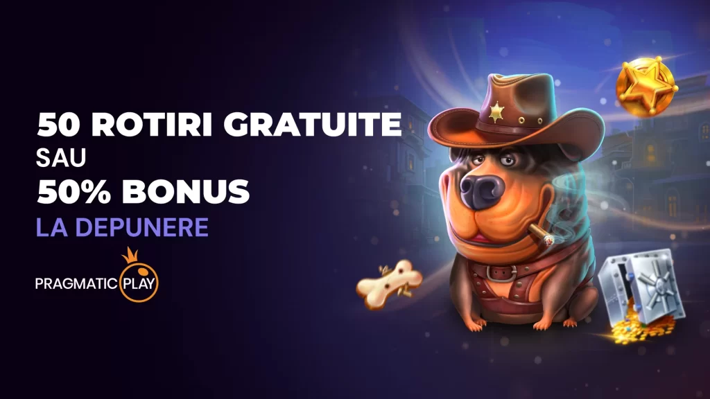50 Rotiri Gratuite sau 50% Bonus – Bonusuri pe alese