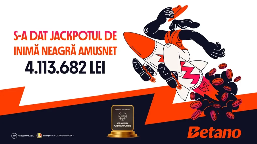 Jackpotul Amusnet de peste 4.000.000 LEI