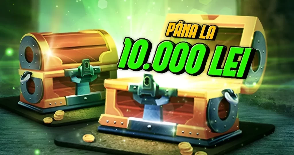 La 888 ai Bonusuri și Rotiri Gratuite zilnic, dar și un premiu de până la 10.000 RON