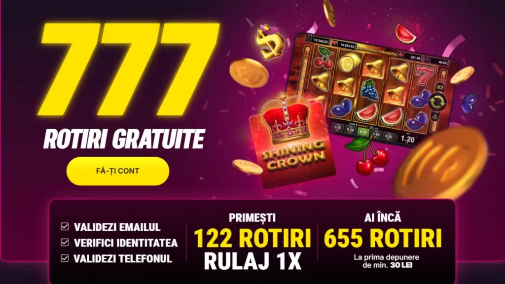 Superbet Bonus Fără Depunere - 777 Rotiri Gratuite