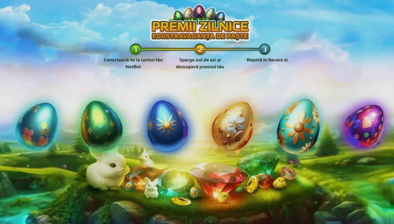 Eggstravaganța de Paște NetBet îți aduce premii în fiecare zi