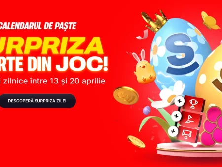 Până pe 20 aprilie, te așteaptă surprize zilnice în Calendarul de Paște Superbet